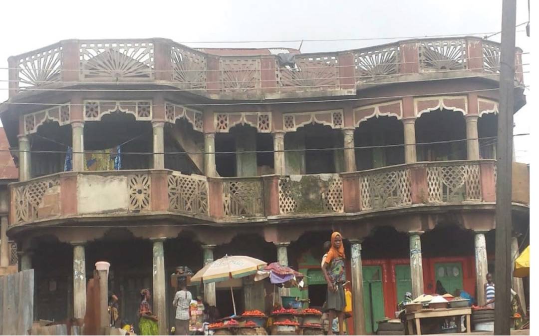 This is 'Ile Adagbadanla', Ibadan built in the early 1950s. Ile Adagbadanla is said to mean ‘the hou...