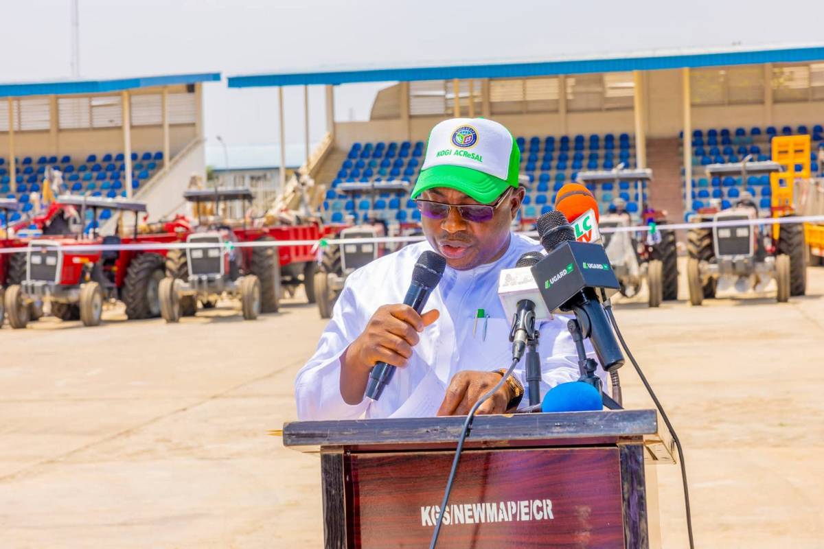 Kogi Govt. Unveils 23 Tractors, Swamp Buggy, Waste Gear to Boost Food Security
https://corenewsnetwo...