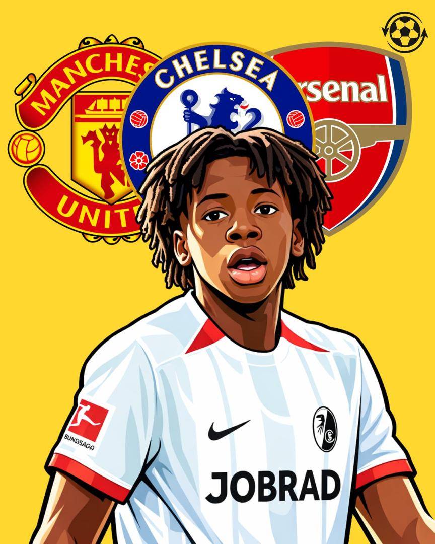 ๐จ Manchester United, Chelsea and Arsenal are all monitoring SC Freiburg midfielder Johan Manzambi....