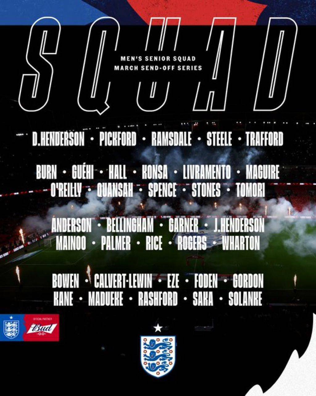 Official: Harry Maguire and Kobbie Mainoo called up to the England squad for the upcoming friendlies...