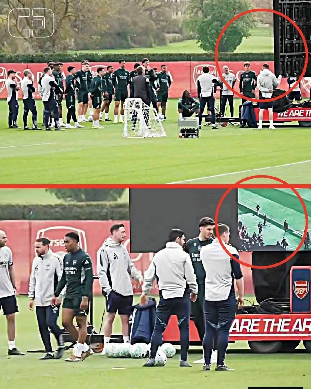 Arsenal were watching Bournemouth on the big screen in training today, as Mikel Arteta prepared the...