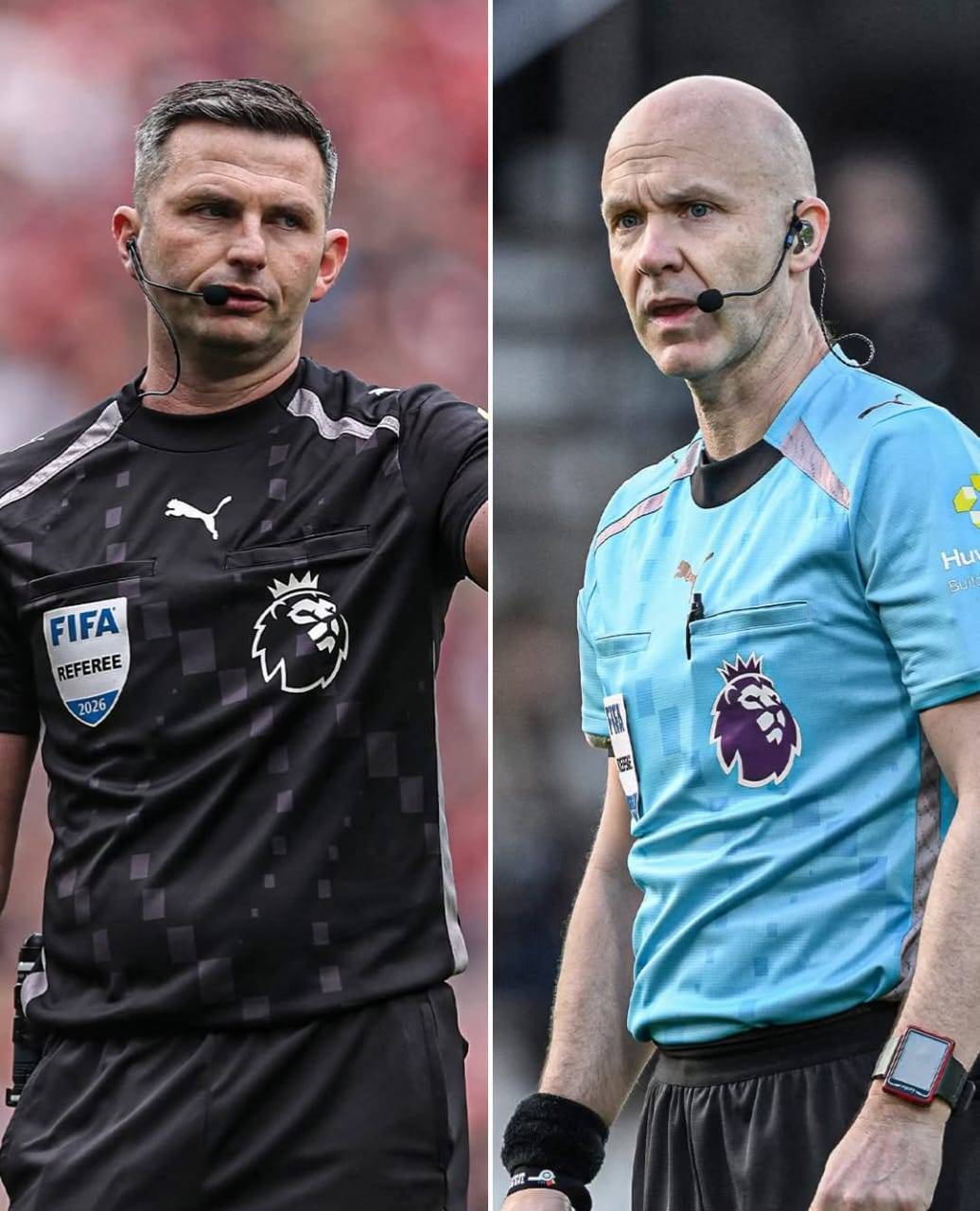 Premier League referees Michael Oliver and Anthony Taylor have been called up to officiate games at...