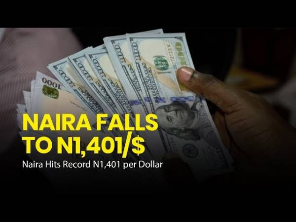 Naira Falls to ₦1,401/$ as Global Tensions Shake FX Market.
The Nigerian naira weakened to ₦1,401 p...
