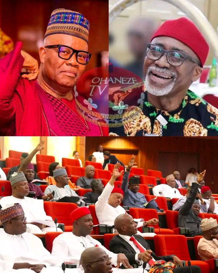 BREAKING: APC Senators Back Akpabio’s Call to Declare Senator Enyinnaya Abaribe’s Seat Vacant Over D...
