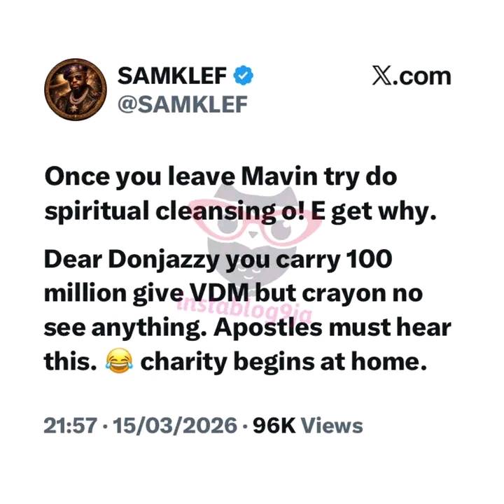 Samklef drags Don Jazzy