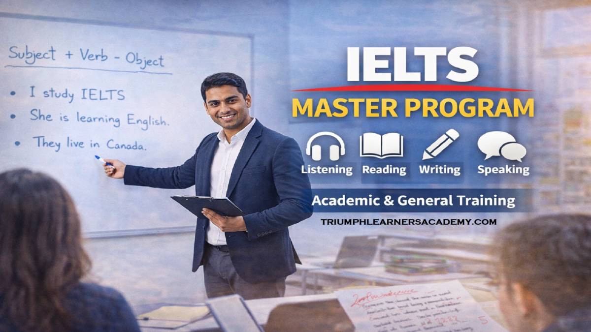 PASS YOUR IELTS EXAM ON triumphlearnersacademy.com