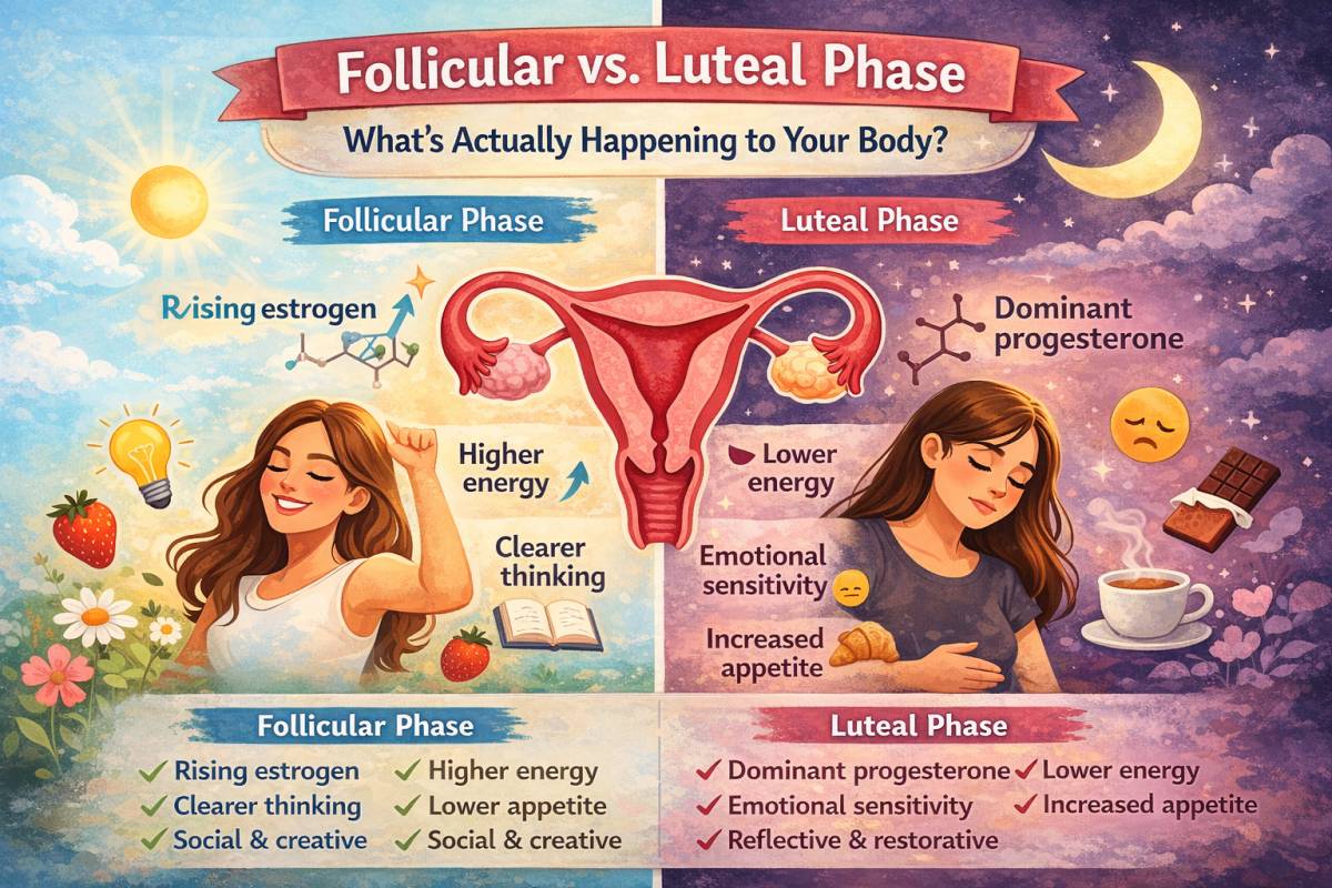FOLLICULAR VS LUTEAL PHASE