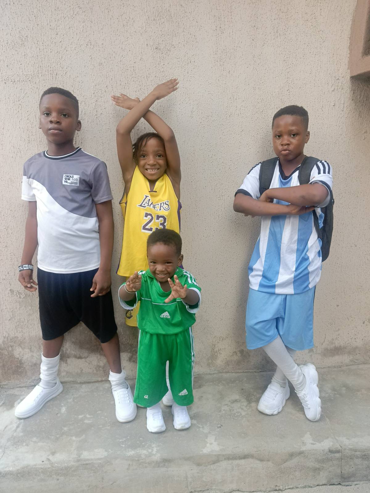 It's all about Creative Rainbow Jersey Day....
We tried abeg.... Finally, social week is over ๐๐...