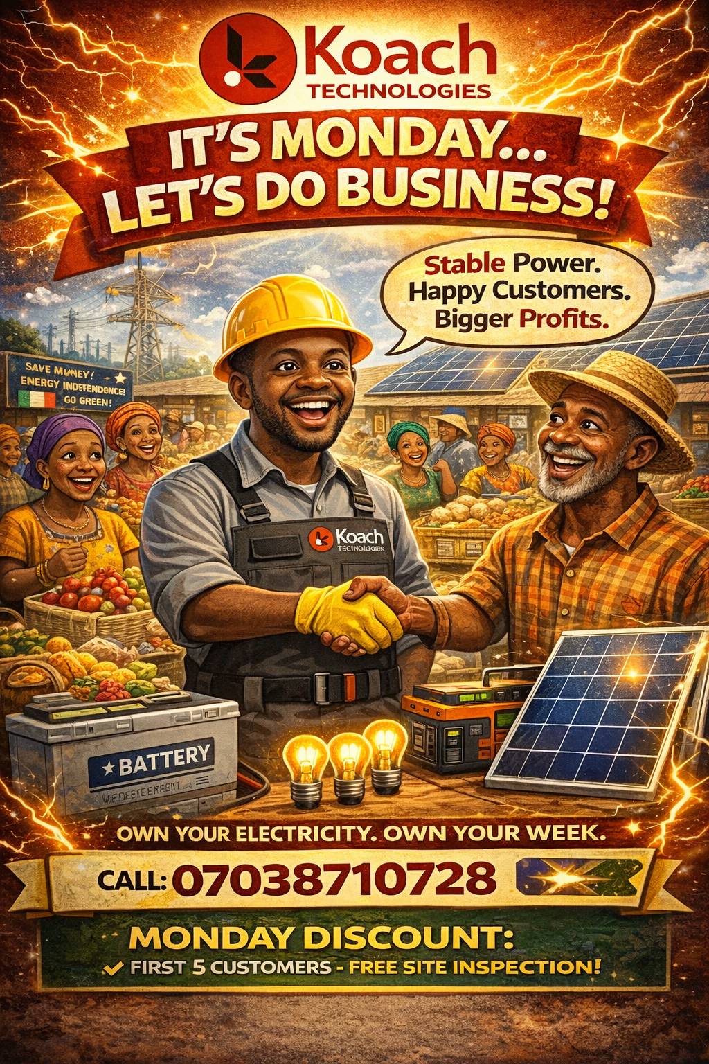 #LekeeLekee #koachtechnologies #SolarEnergy #EnergySector #SafetyFirst #TechAfrica #technology #Nig...