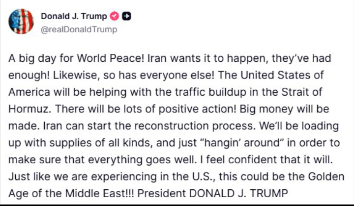 World Peace βοΈ
I like that.
God bless America πΊπΈ