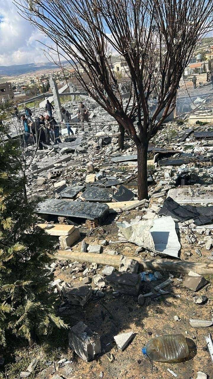 Even Hezbollah cemetery in Beirut was not spared.
The dead and buried terrorists also collect bombs...