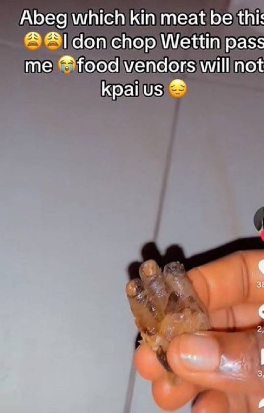 You find this in your food, what’s your next move ? 😭