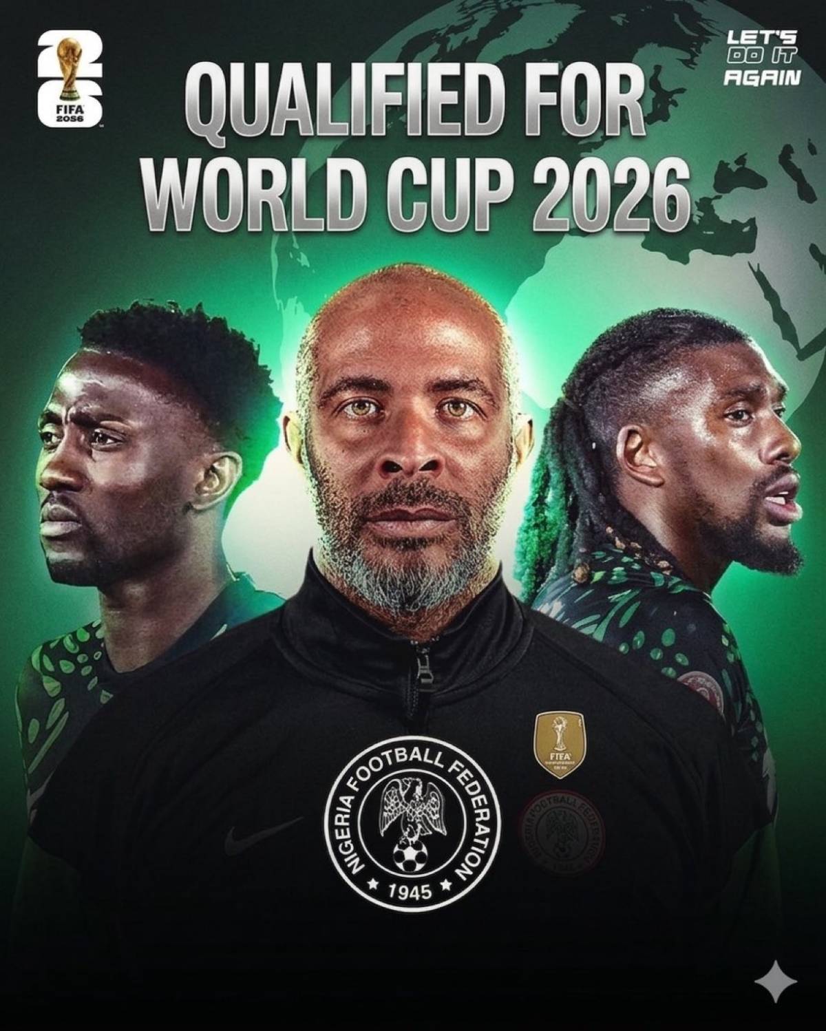 FIFA has just announced that nigeria will be going to the World Cup after finishing 3rd at the AFCON...