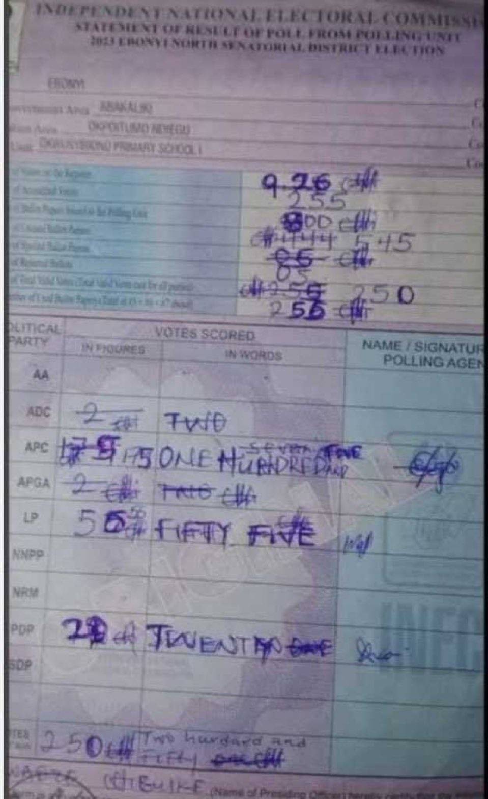 A day to remind us that this is what is obtainable in INEC election if electronic transmission in re...