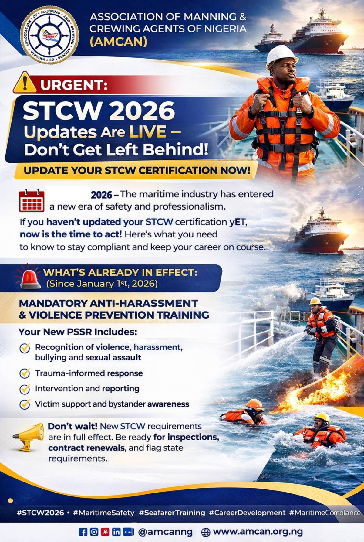 Update your STCW