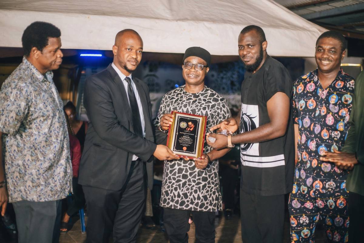 Receiving a career defining honour.