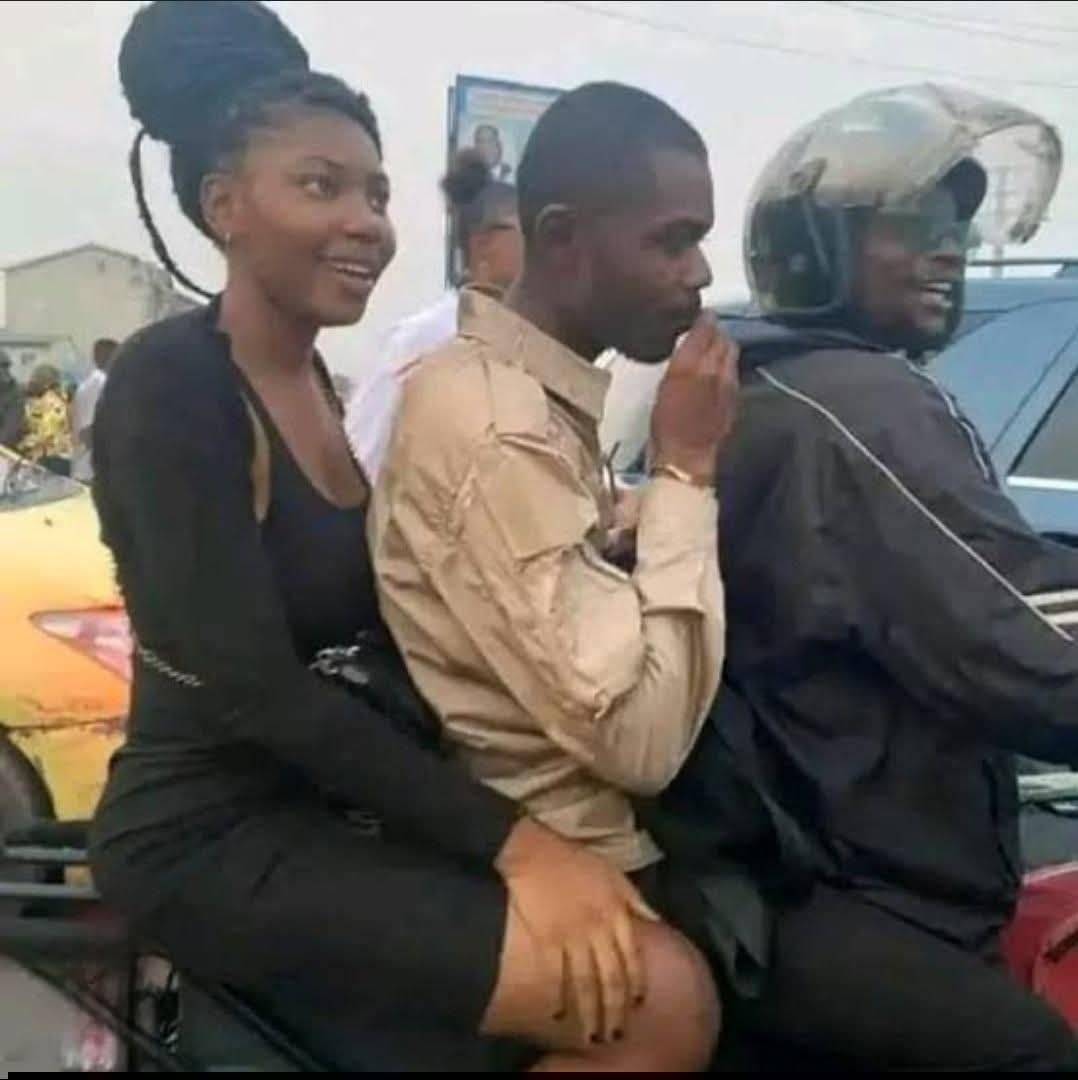 I no fit rate you as a man if woman sit at your back on bike
Say watin happen
My men out there hwf...