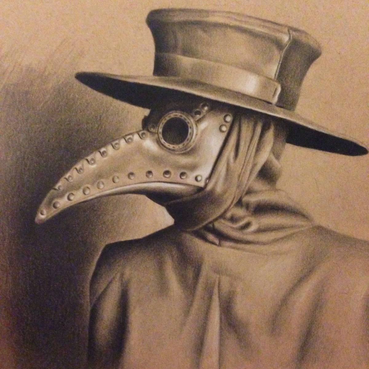 The very first semblance of a medical mask can be considered a beak-shaped mask of the "plague docto...