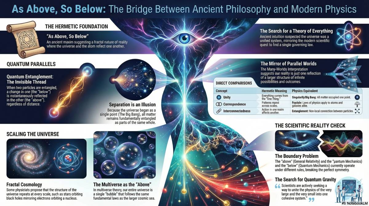 Sunday thought ๐ค
As above, so below" originates from the Emerald Tablet of Hermes Trismegistus. I...