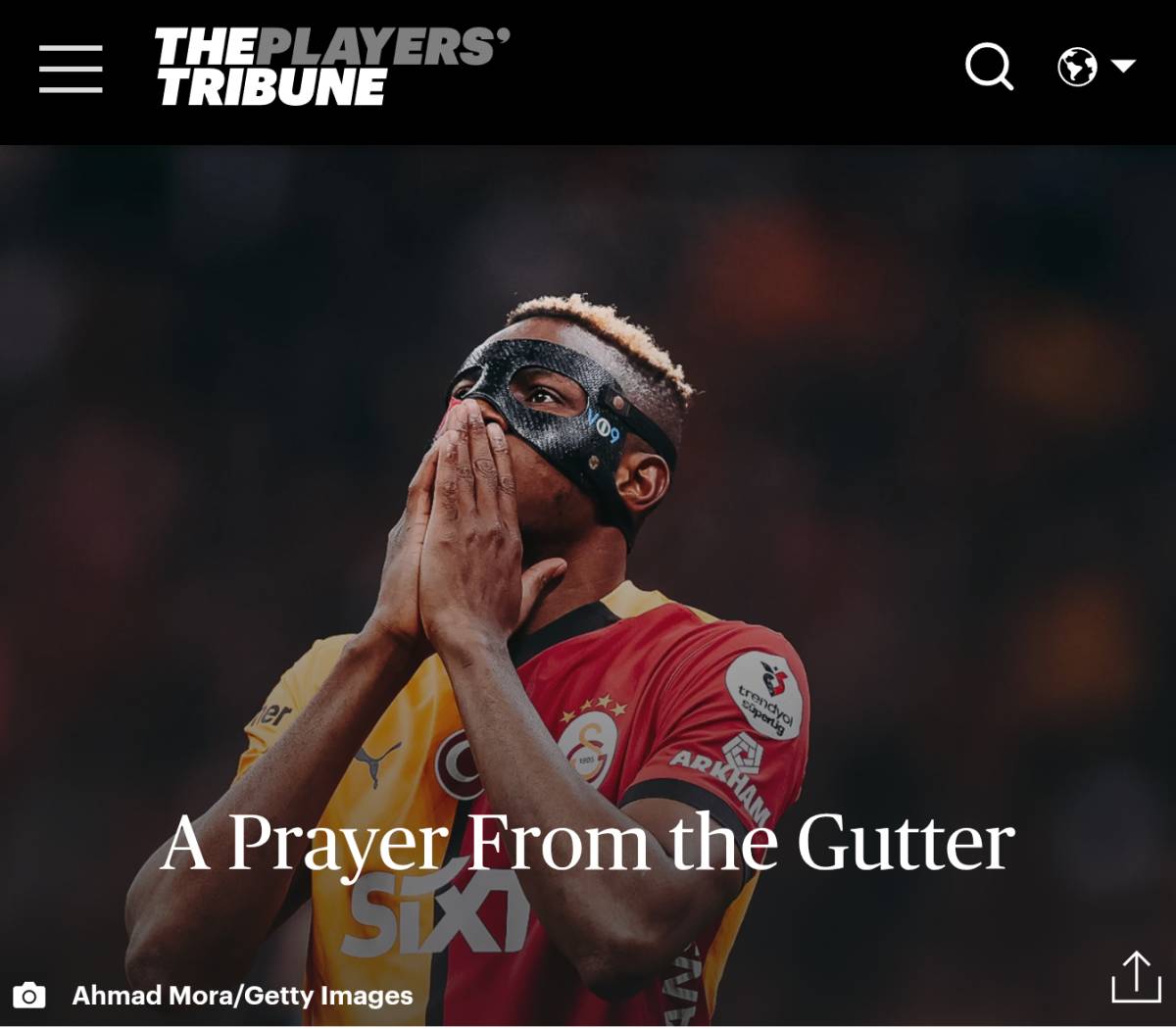 Victor osimhen shares his story in this article. His story is quite inspirational. Believe in yourse...