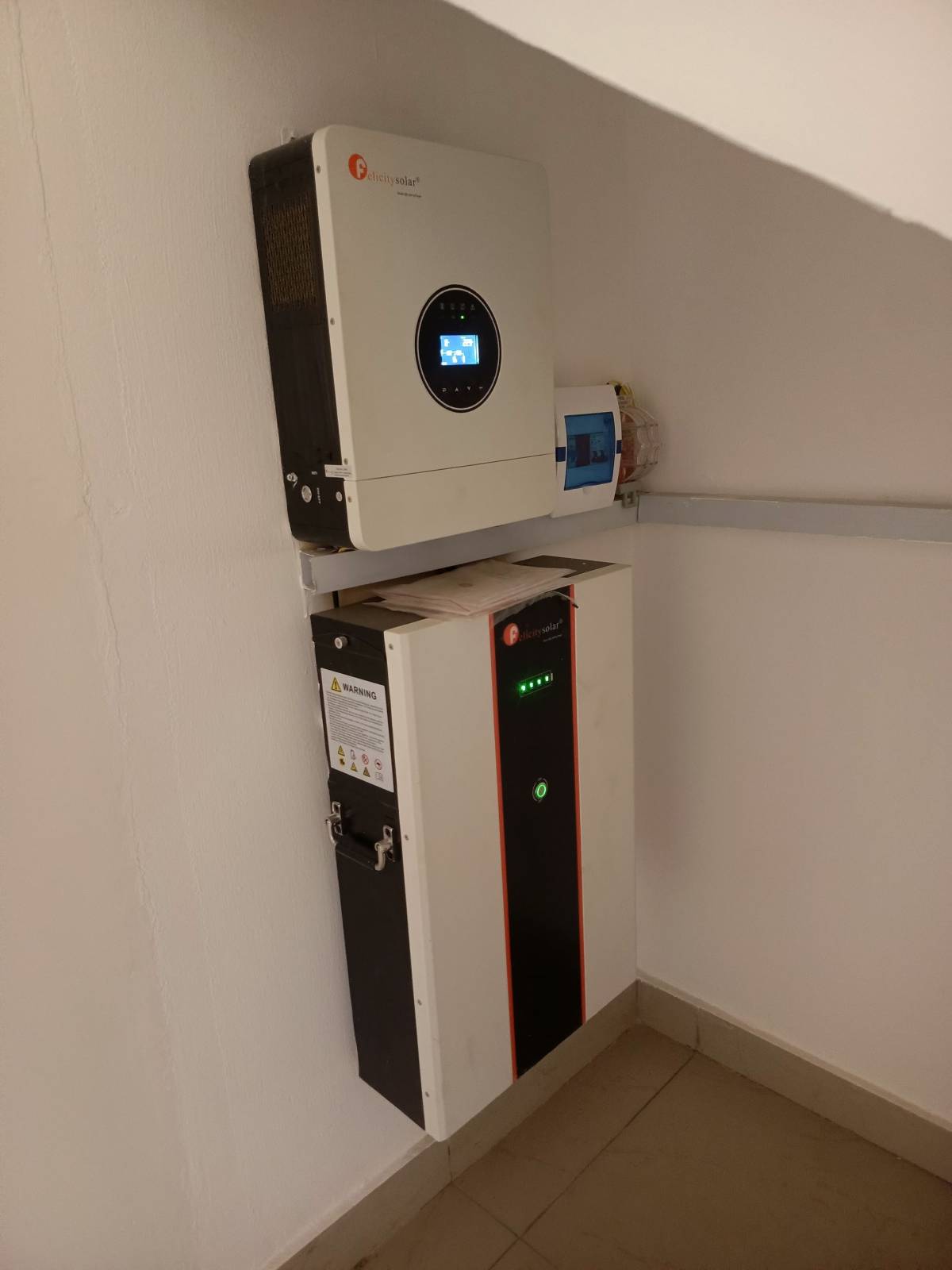 This simple solar system here can serve a small office or a household efficiently, not only will it...