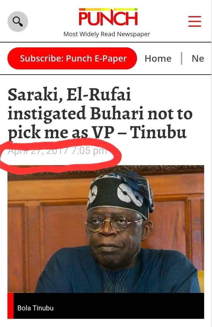 No wonder El-rufai is been denied ministaria post