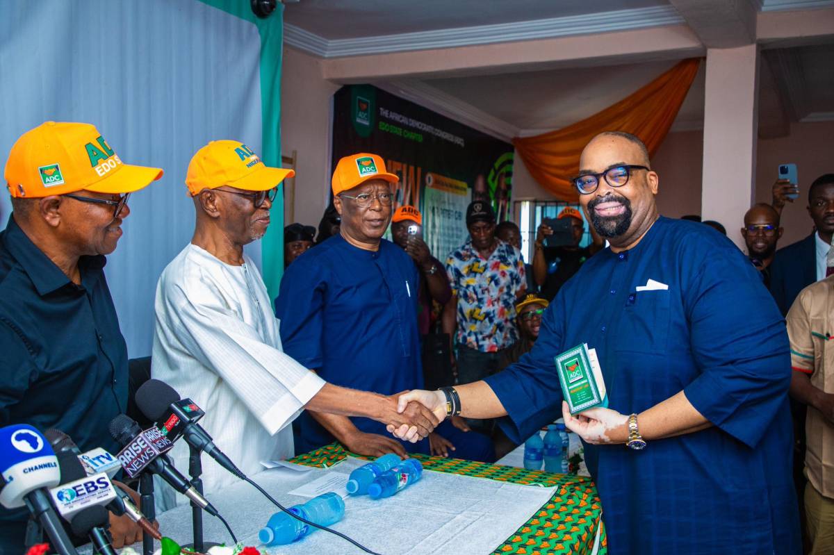 Barr. Olumide Akpata alongside his running mate @asaskads Yusuf Asamah Kadiri, SAN, and other leader...
