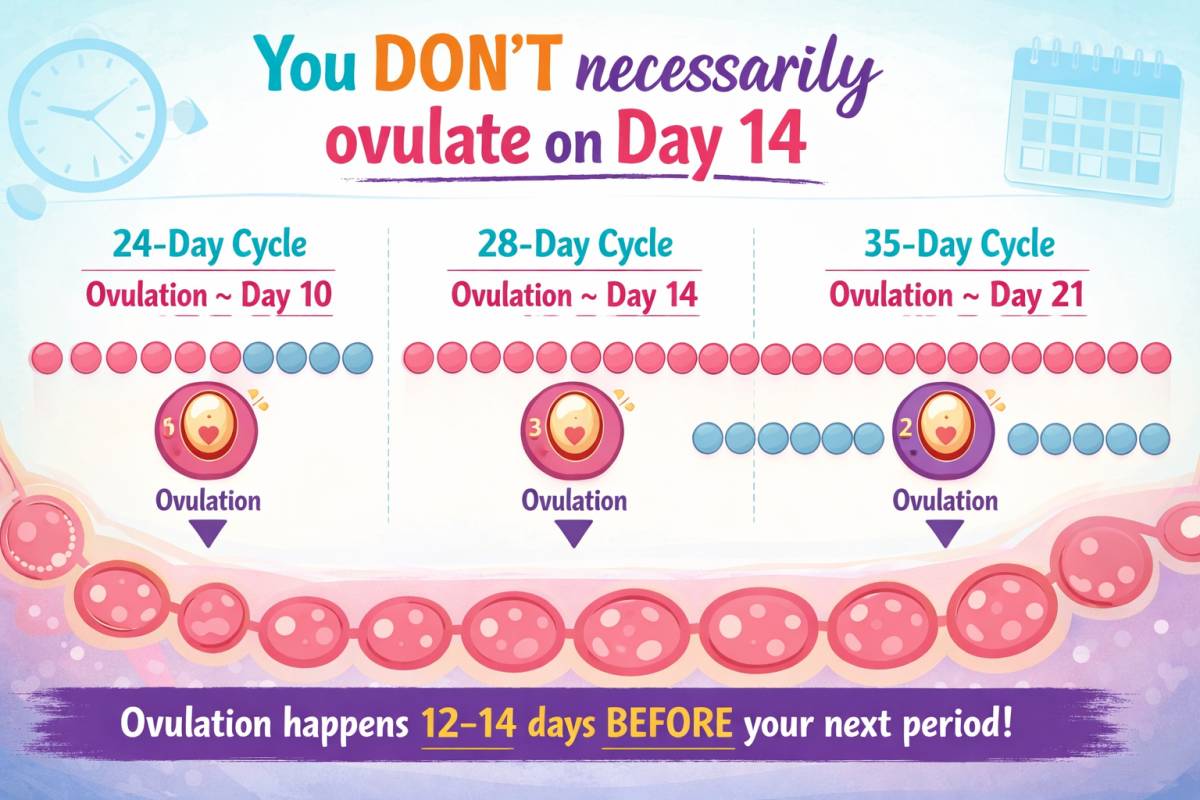 #TodaysFact:
#DidYouKnow
Ovulation doesn’t always happen on day 14. That only applies to a perfect 2...