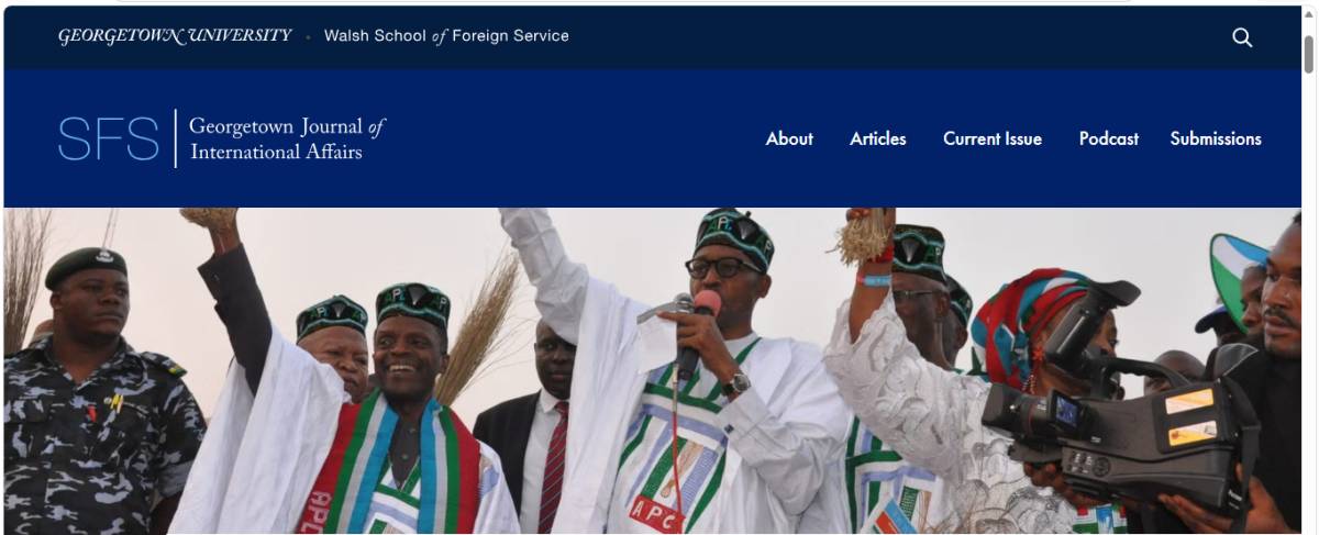 Global Governance
Title:The Failure of Governance in Nigeria: An Epistocratic Challenge
Author: Obas...