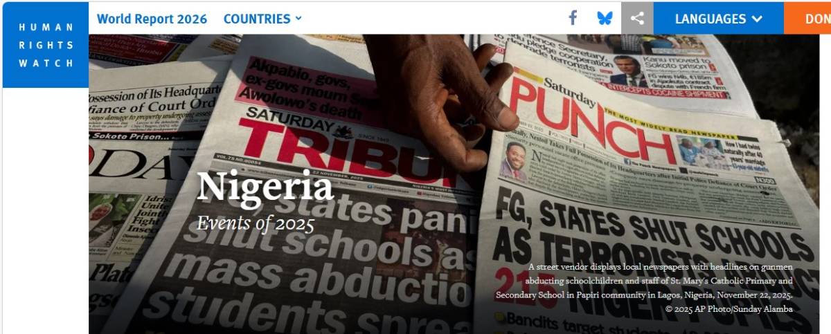 In 2025, insecurity remained prevalent across Nigeria, underscoring the authorities’ failure to prot...