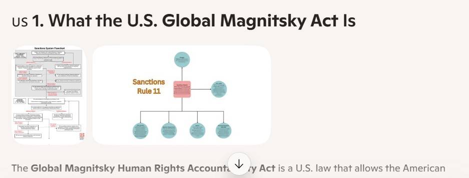 The Global Magnitsky Human Rights Accountability Act is a U.S. law that allows the American governme...