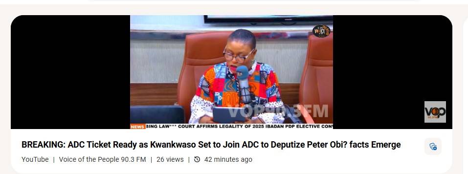 Respectfully Nigerians over to you since all the parties talk about is 2027 not how to stop boko har...