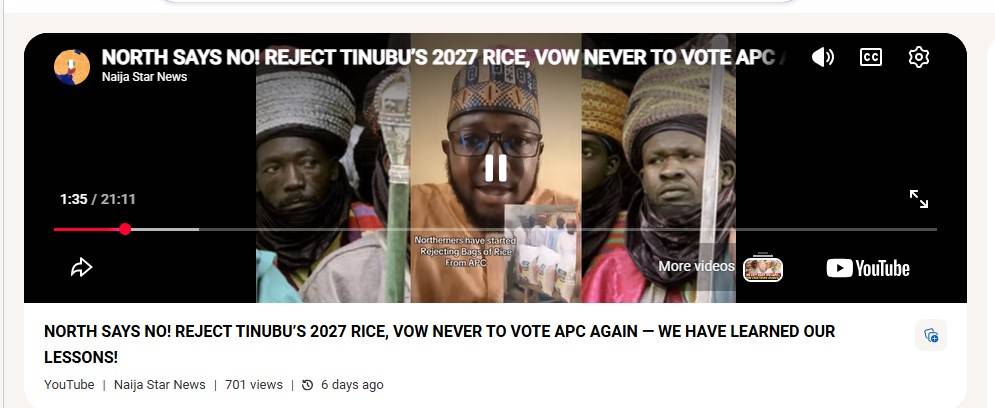 What’s driving these kinds of reactions?
Across Nigeria, political frustration often shows up in sym...