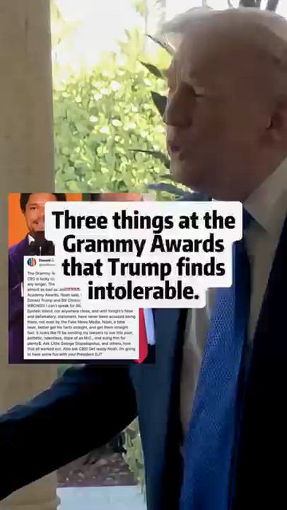 🎤 BREAKING: Three Things at the Grammys That Would Make TRUMP See Red 🚨
1️⃣ TREVOR NOAH HOSTING;...