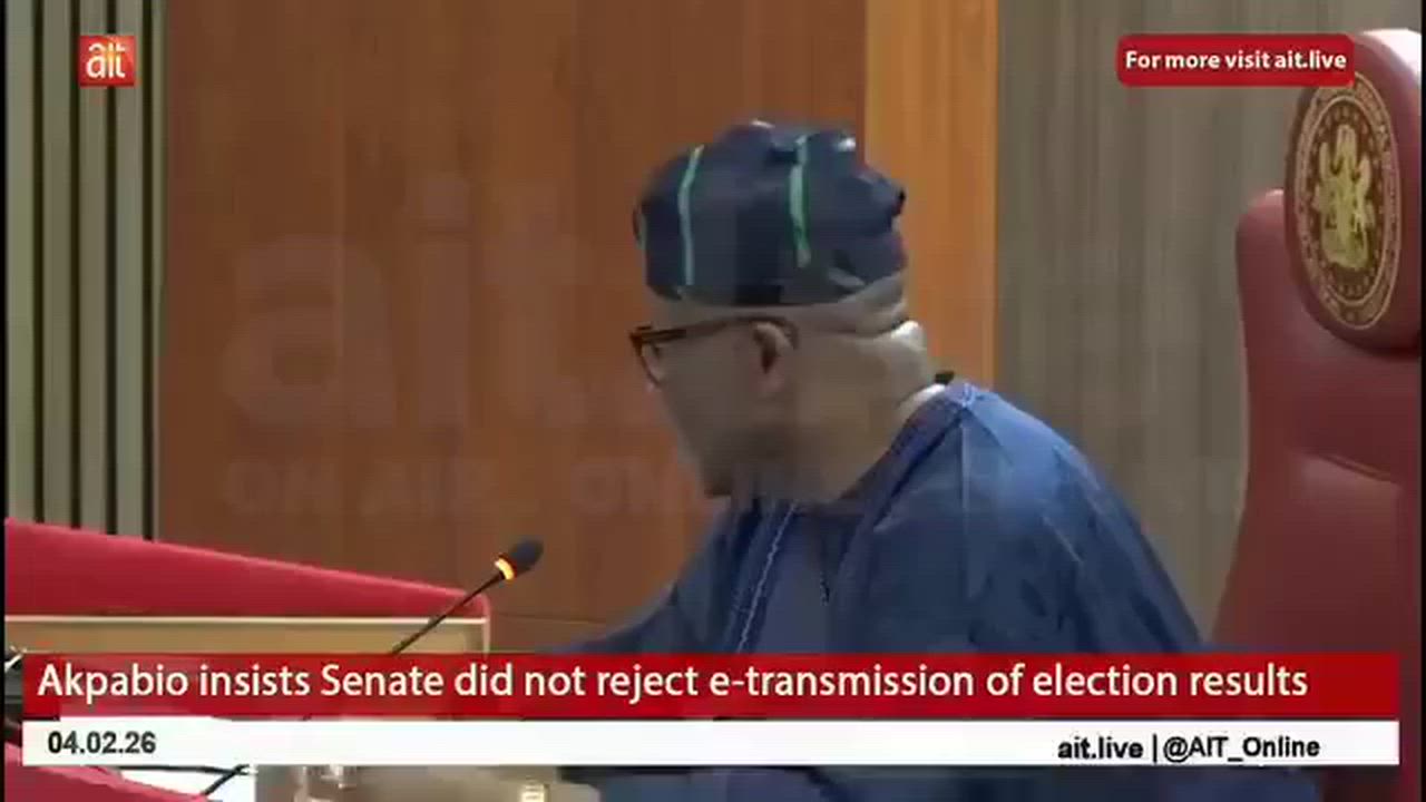 The Senate didn't reject the electronic transmission of election results. Electronic transmission ha...