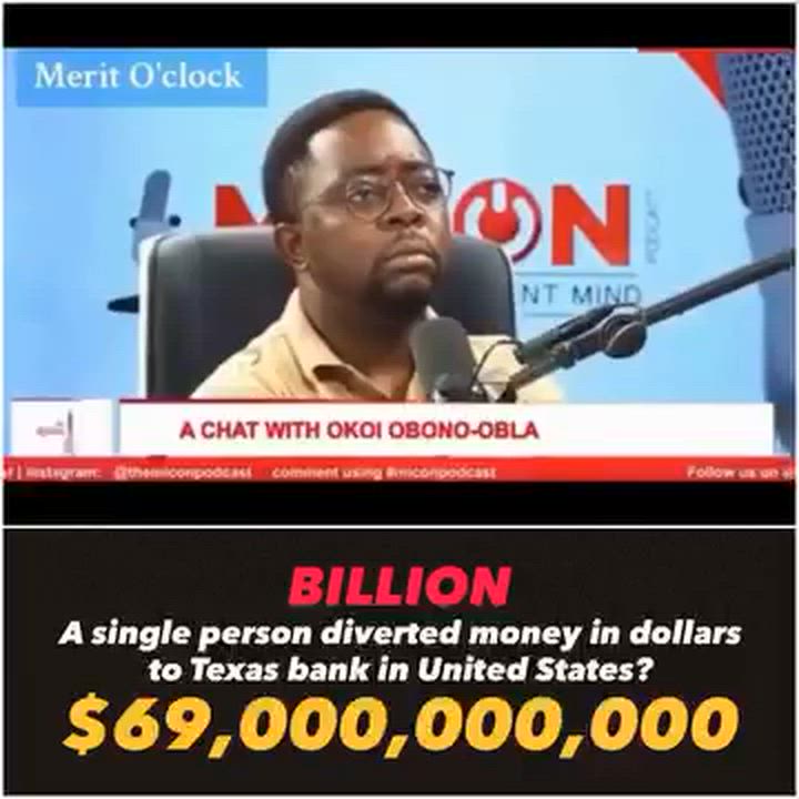 Just imagine 😳 💔 
One person stole over $69B ??? These politicians don loot our country dry 😒 😑...