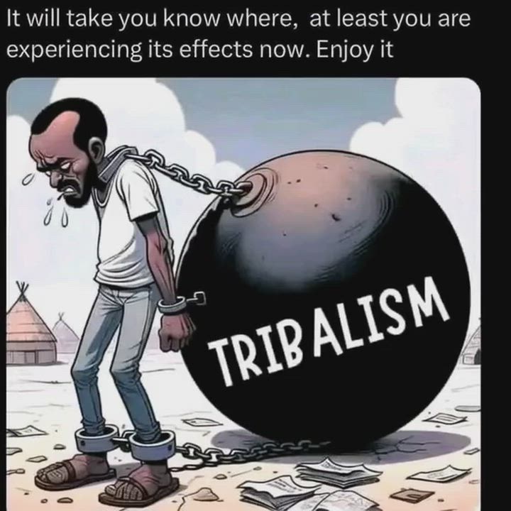 This is how Nigeria has been chained by tribalism. We cannot speak with one voice on our common need...