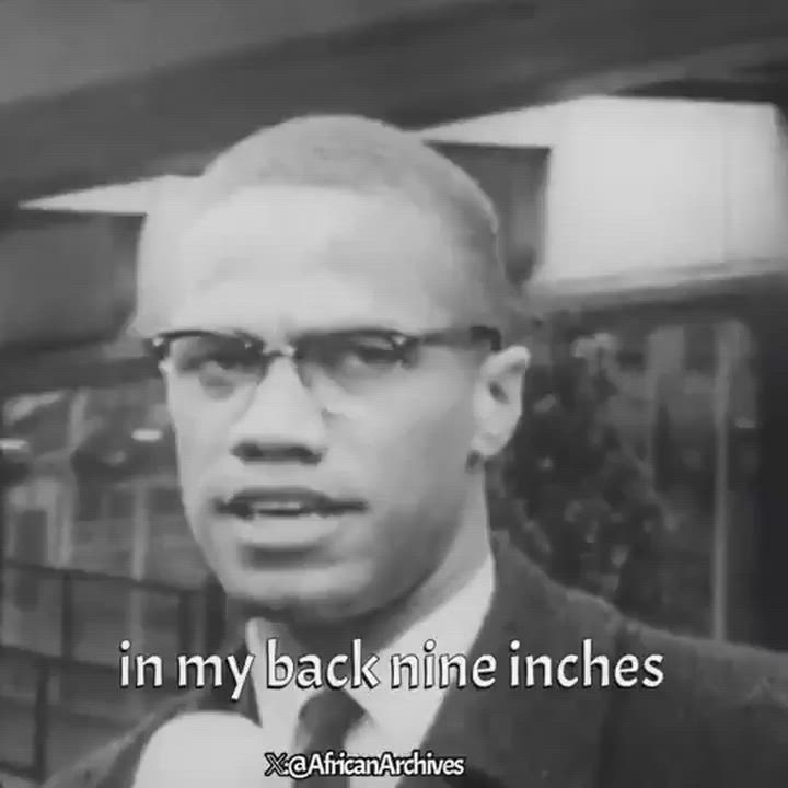 "Still bleeding. Still denied. Still waiting for the wound to even be acknowledged.  Malcolm X dropp...
