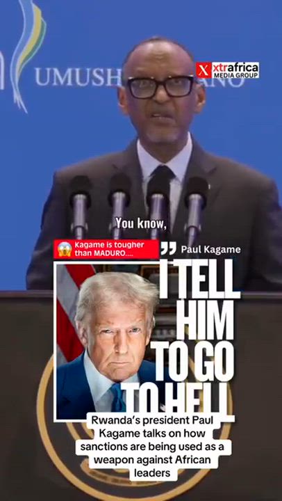 The President of Rwanda Paul Kagame talks about how sanctions are used as weapons against African le...