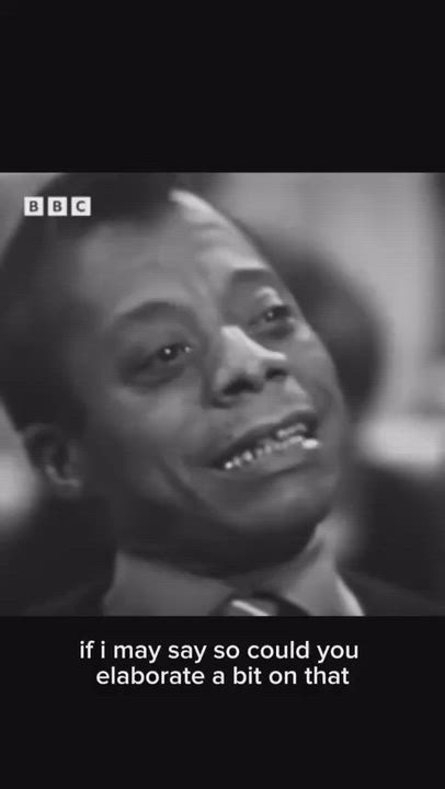 James Baldwin's 1968 BBC interview with Tony Palmer, where he expounds on the quote "People who can'...