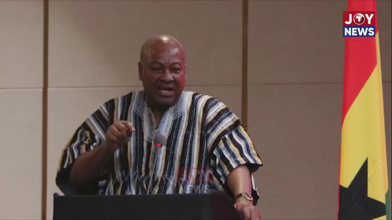 Ghana's President John Dramani Mahama announced plans to end foreign financing for cocoa purchases,...