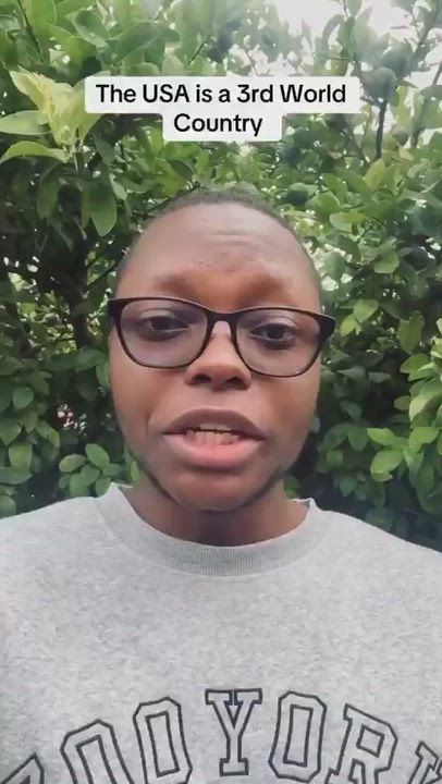 the US functions as a "third world" nation