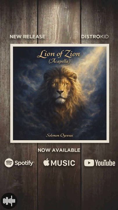 When the roar of the Lion shakes the heavens, every fear falls silent. 🦁🔥
Meet the Lion of Zion—y...