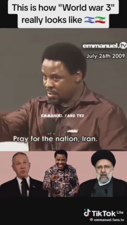Let's celebrate lekeelekee with TB   Joshua