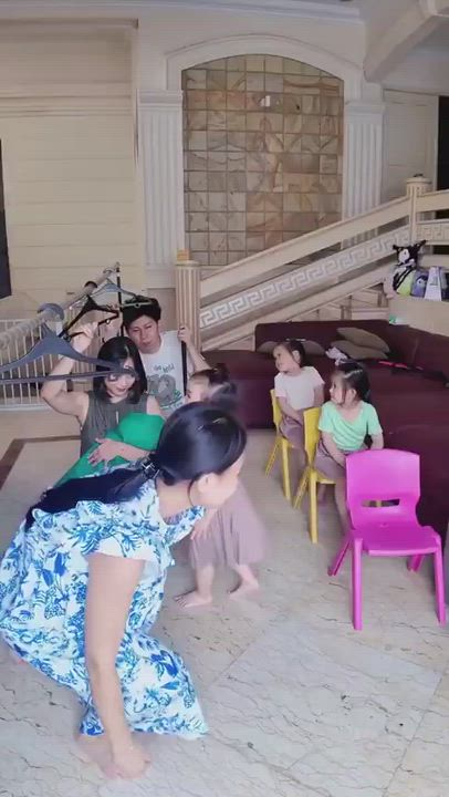 See how preschoolers in a circle game learning politeness through phrases like "please" and "thank y...