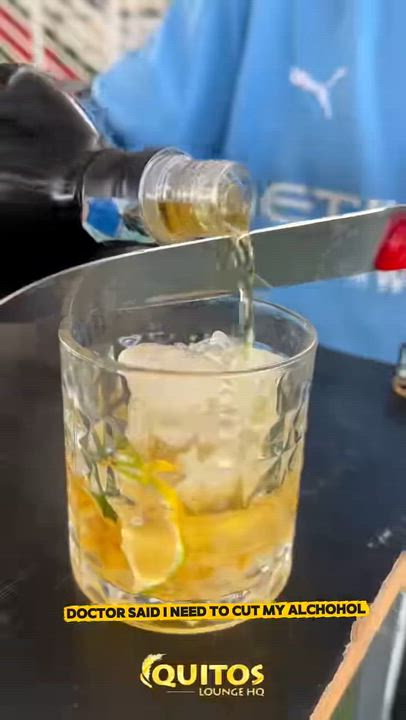 The doctor said I need to cut down my alcohol intake.....Doctor over to you...