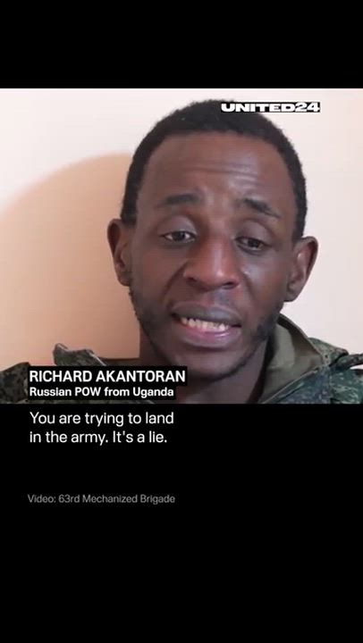 POW From Uganda Who Fought For Russian Army Has a Message For His Fellow Africans 

#warinukraine...