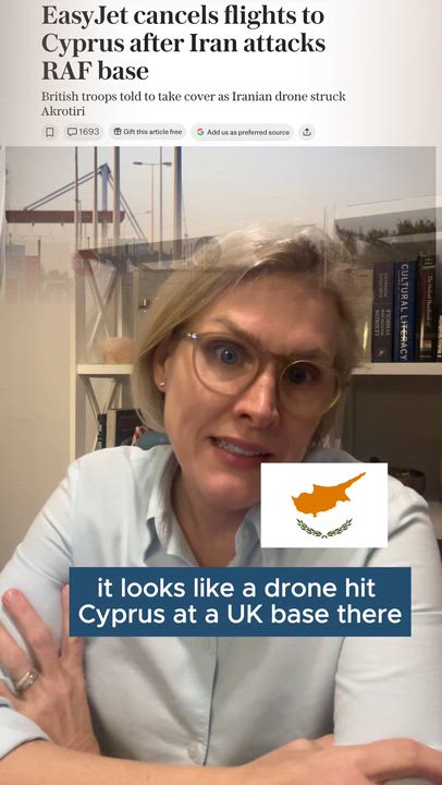 A new Middle East war has reached the EU: a drone hit a UK base in Cyprus that London reportedly all...