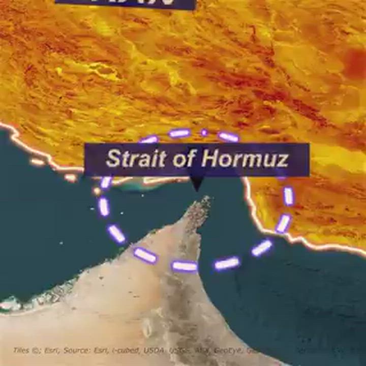 China can't buy oil because Iran has closed the Strait of Hormuz and so they will buy it from the Ru...