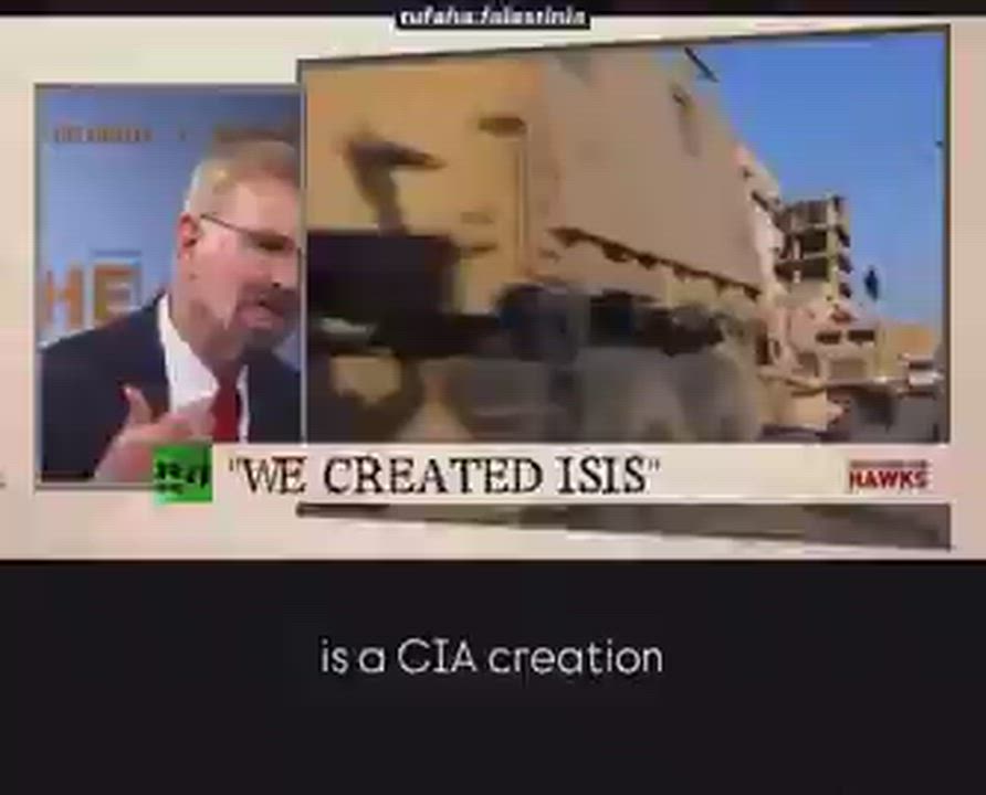 Paul L Williams says "ISIS was an CIA creation and after the battle wounded ISIS are treated at the...
